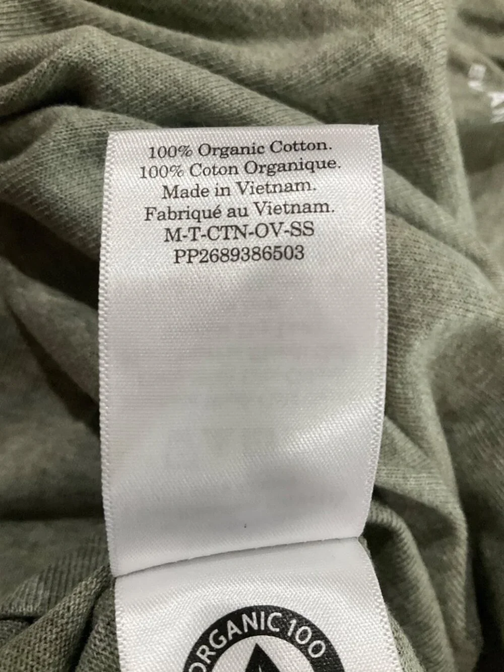 Everlane The Premium-Weight Crew in Heather Sage Green Large New Mens Tee Tshirt - Picture 6 of 12